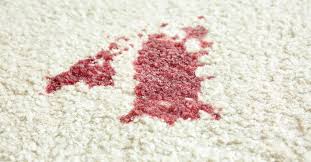 wine stains on carpet